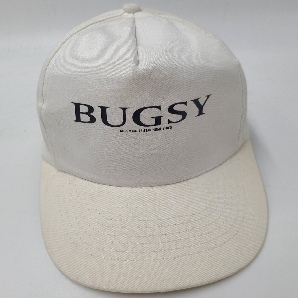 Vintage Bugsy Movie Promo Hat Snapback Distressed 1991 Columbia Tristar Home Vid